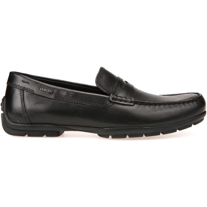 GEOX MONER W 2FIT HEREN Loafers - ZWART