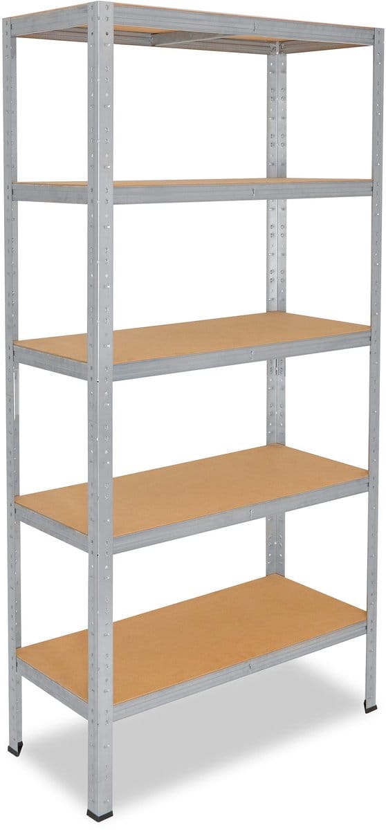 Shelfplaza HOME metalen stellingkast - 180x40x50 cm - verzinkt - 5 planken