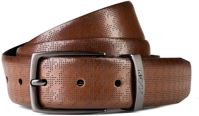 Joop! Riem Leder - Jongens - 90 cm - d'cognac