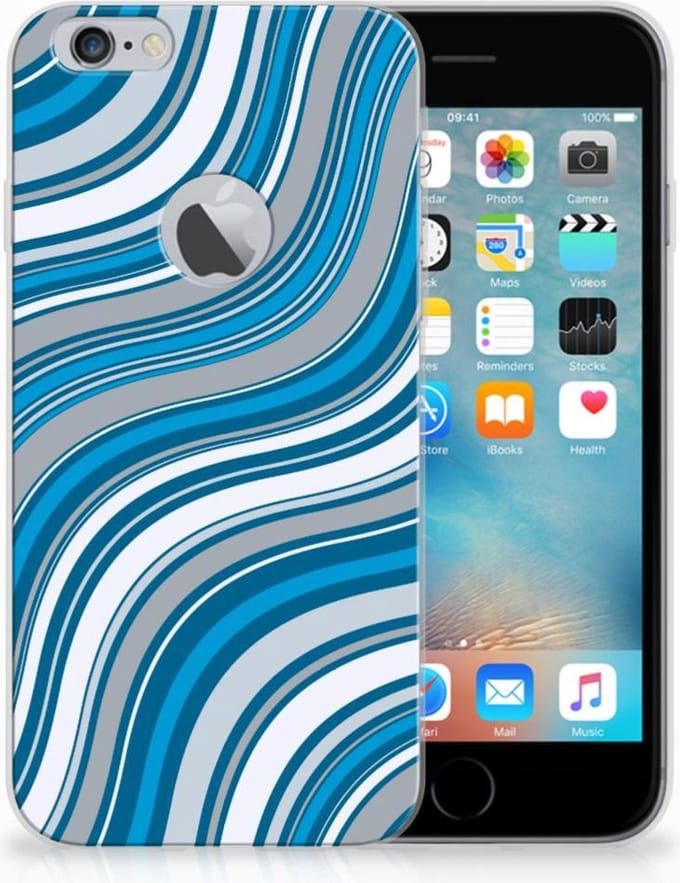 Apple iPhone 6 Plus | 6s Plus TPU bumper Waves Blue