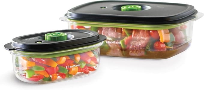 Vacuümcontainers voor Bewaren en Marineren - 3, 10 Kopjes