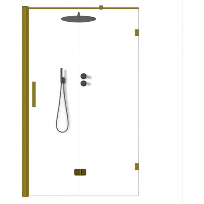 Vtw Living stijlvolle nisdeur deur links 100200 cm nano coating
