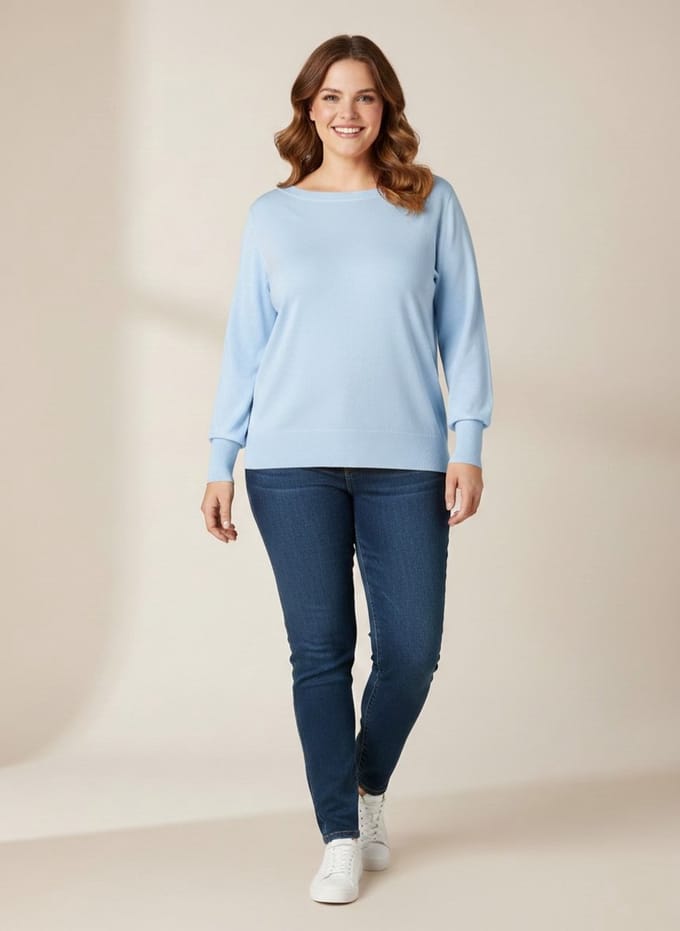 YEST CURVE Valentina Essential - Light Blue - maat 0(46)