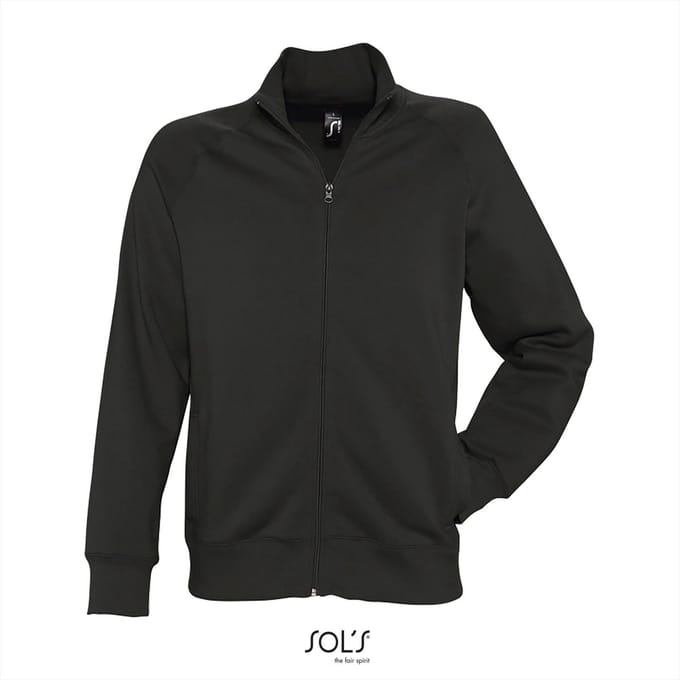 SOL'S Men´s Zipped Jacket Sundae L472 - Black - M