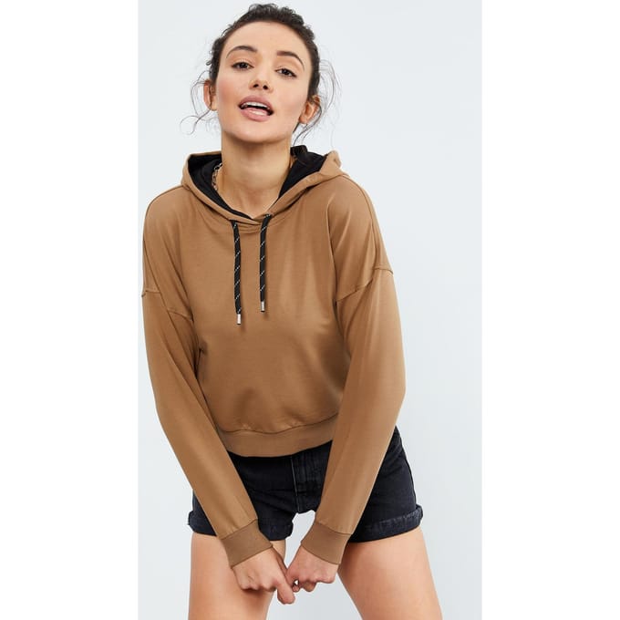 Ontspannen Hoodie Met Strikdetail