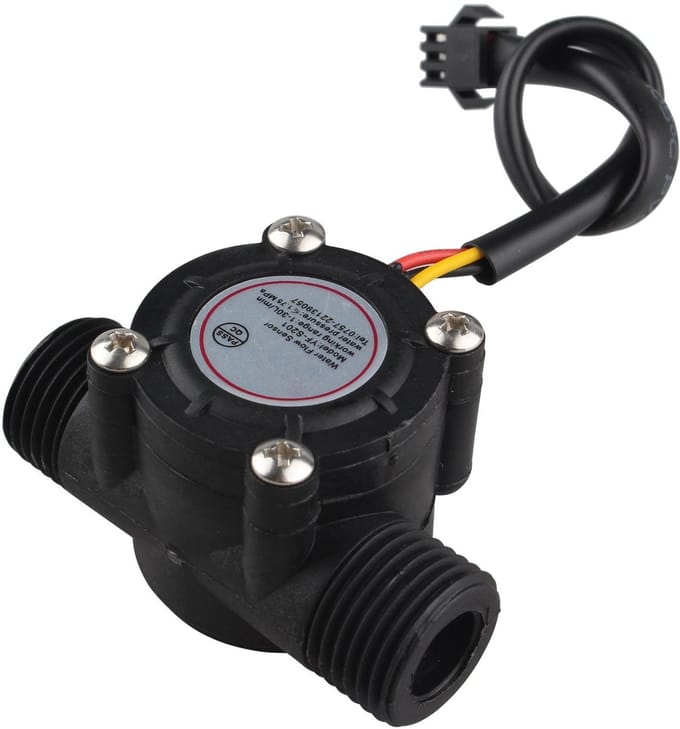 Allecto - YF-S201 Water Flow Halometer - 1-30 L/Min Water Control Sensor