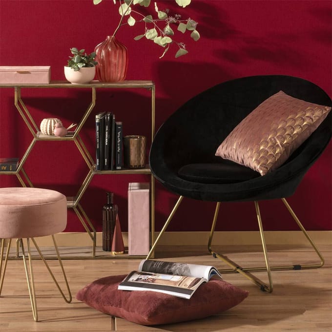 Eazy Living Loungestoel Brigitte Zwart