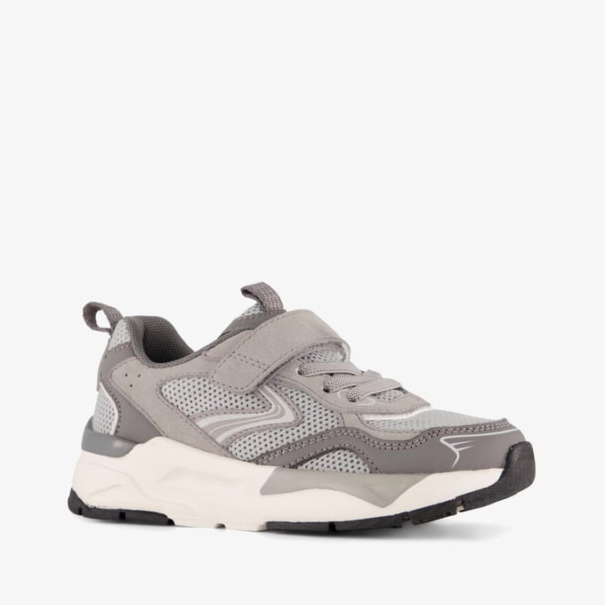 Blue Box jongens sneakers grijs - Maat 33 - Uitneembare zool