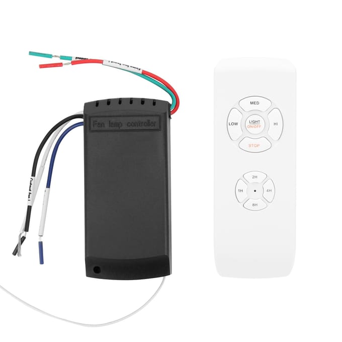 Timing Draadloze Intelligente Universele Plafondventilator Licht Afstandsbediening Engelse Versie 85V‑260V
