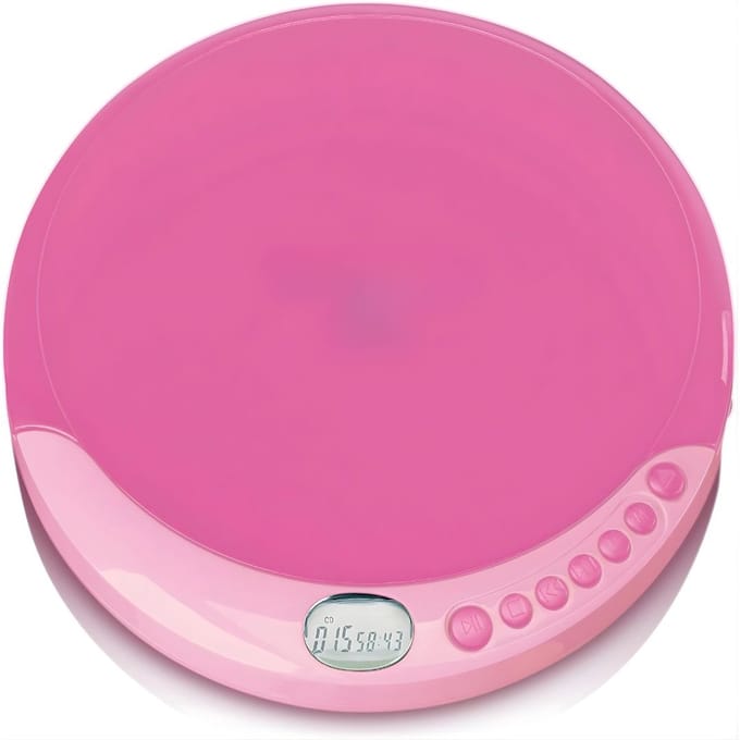 DnA® CD Speler - Draagbare CD Speler - Portable CD Speler - Roze - 15cm x 14cm x 2cm