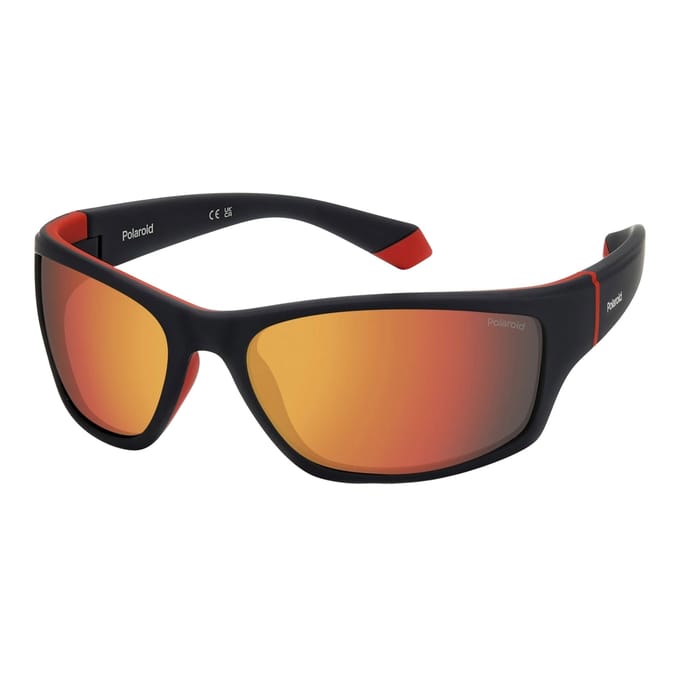Polaroid PLD 2135/S MATTE BLACK RED/ RED POLARIZED 65/17/125 Herrenbrillen Zonnebrillen