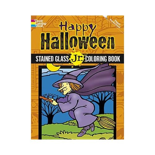 Happy Halloween Stained Glass Jr. Coloring Book - Cathy Beylon