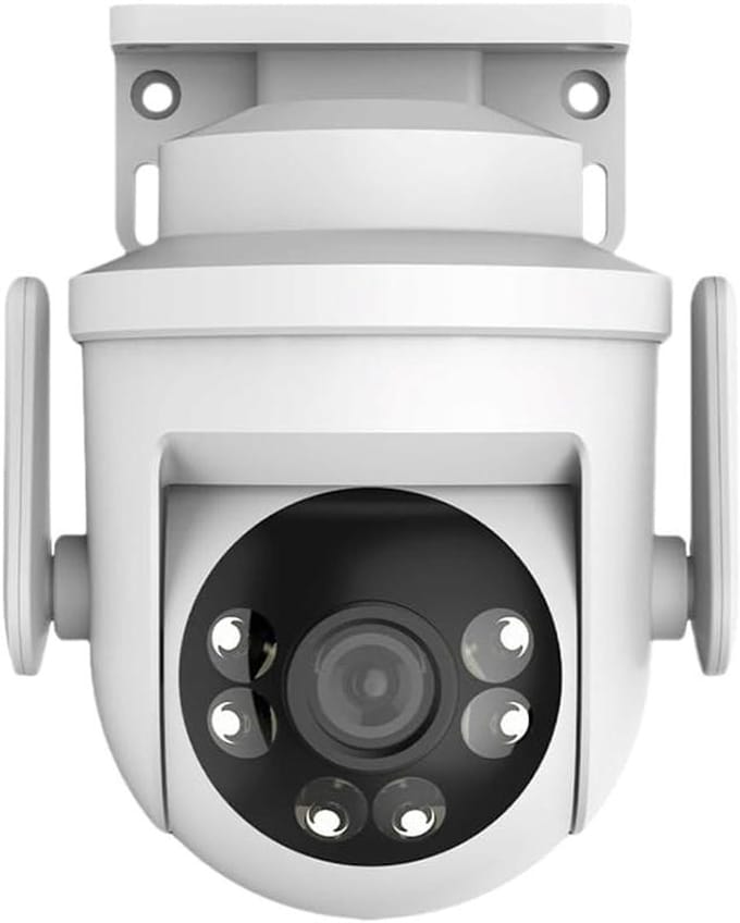 Buiten Camera - WiFi Beveiliging - Huis Bewaken - 6 Megapixel Resolutie - EU Stekker - Wit