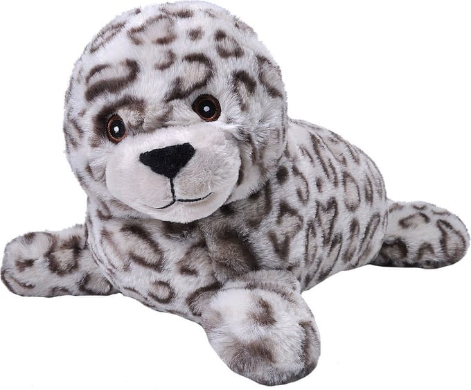 Wild Republic Zeehond Knuffel - grijs - 30 cm - zeehonden - pluche knuffeldier