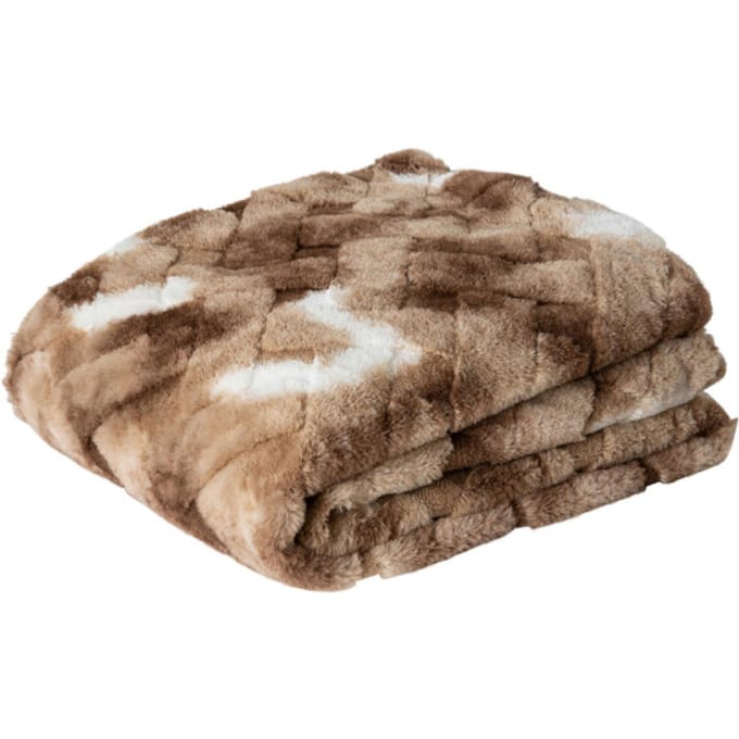 PTMD - Plaid Geraldine - Bruin - 140x170x2cm