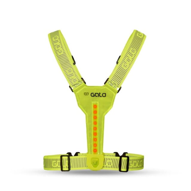 GATO - led usb vest ultra - Reflectiehesje - Geel