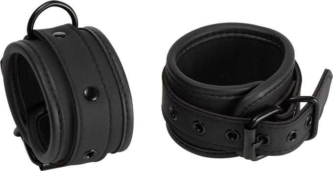665 Leather - Handboeien - Verstelbaar - Bevat D Ring - Neoprene Wrist Restraints