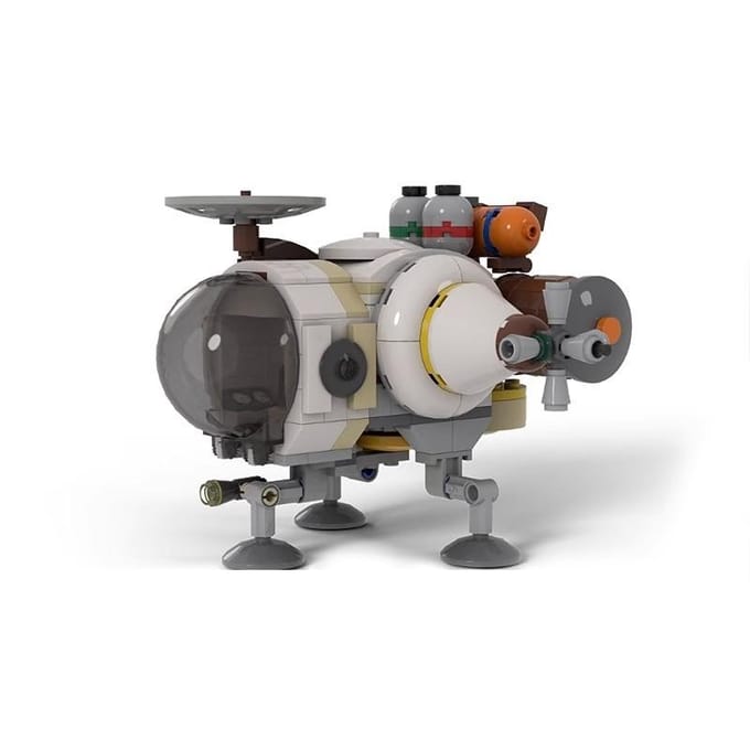 Interstellaire Grens Ruimtevaartuig Bouwstenen voor Kinderen Creatieve Ruimte Luchtschip Ruimteschip Speelgoed Cadeau gray
