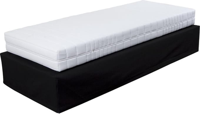 Bed Box Wonen Boxtwin met matrassen 80x200 cm onderschuifbed