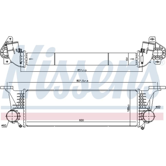 Intercooler NISSENS 96246