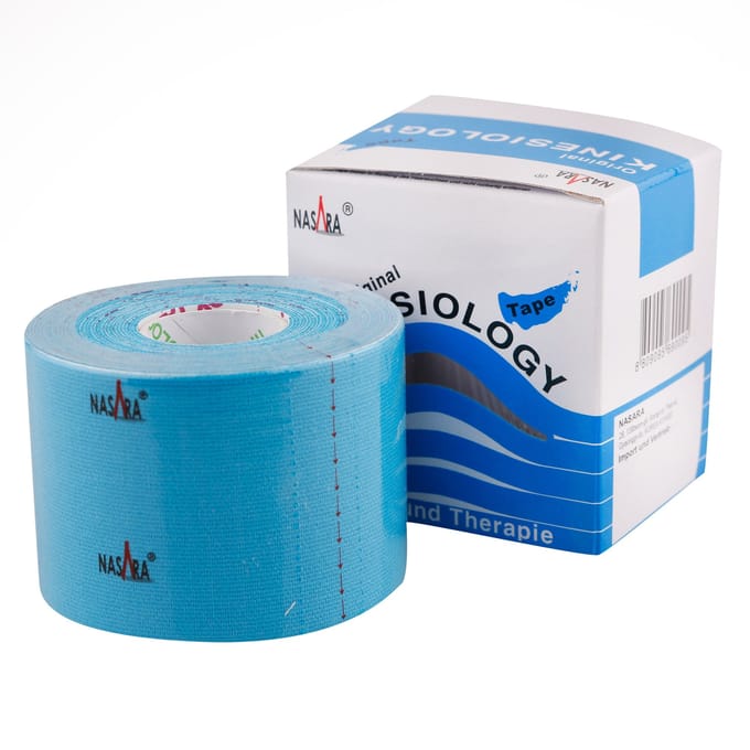 Nasara Kinesiologytape - 5 meter x 5 cm - blauw