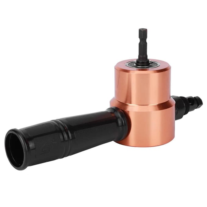 Poinçonneuse à double tête pour tôle, outil de coupe, accessoire pour perceuse électrique