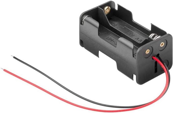 Batterijhouder voor 4X Mignon AA met Aansluitkabel