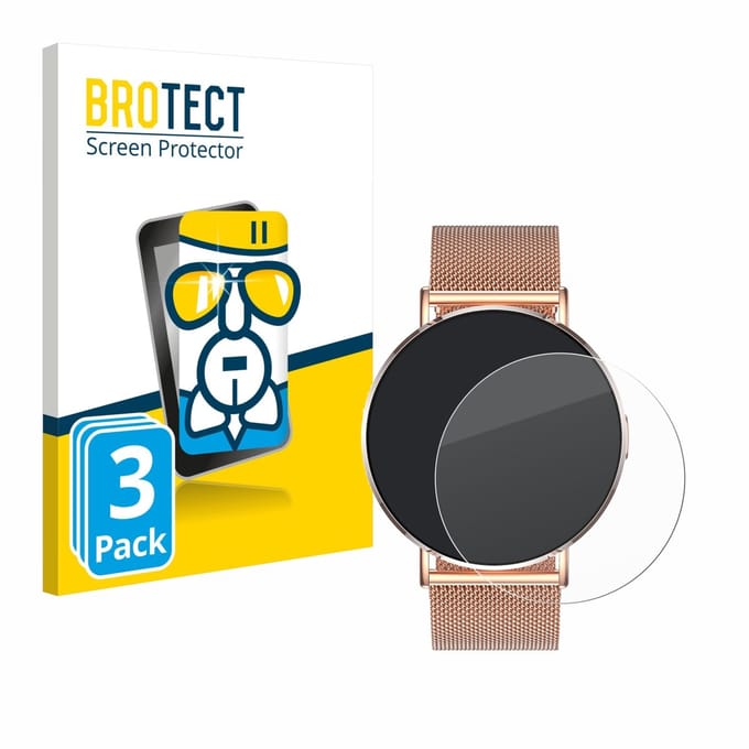 Screenprotector 3 Stuks voor Levowatch Eve 1.3" Beschermglas transparant