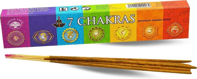 Wierook 7 chakra - 12 stuks -