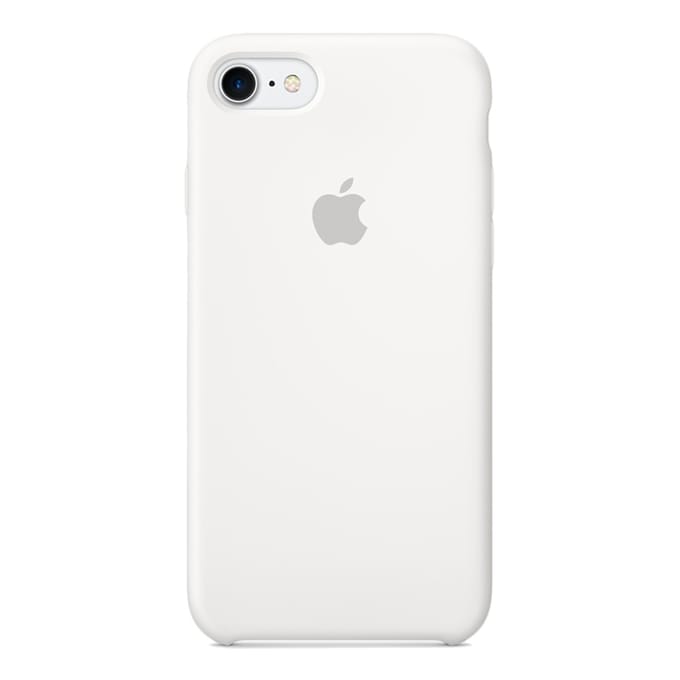 Silicone Backcover voor de Apple iPhone SE (2022 / 2020) / 8 / 7 - White