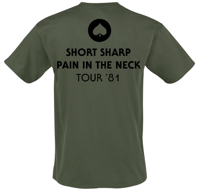 Motörhead T-shirt - Hammersmith Short Sharp Pain - S tot XXL - voor Mannen - kaki