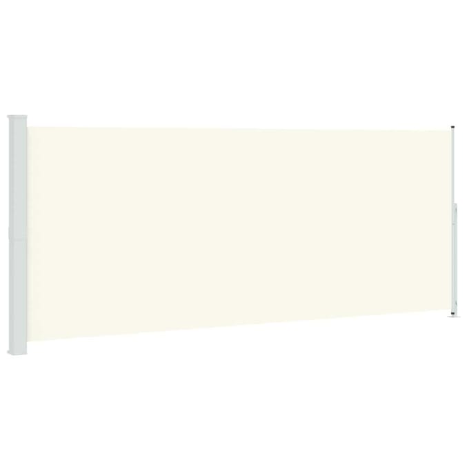 vidaXL Tuinscherm uittrekbaar 200x514 cm crème