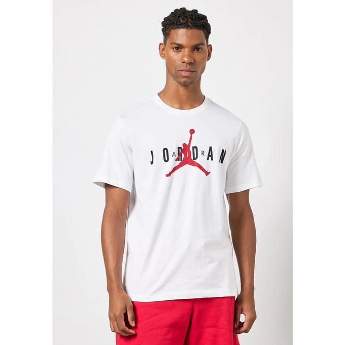 Nike Air Jordan Heren T-shirt in wit