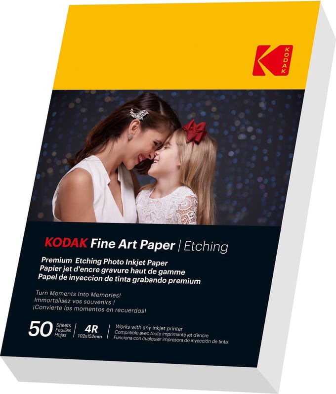 KODAK 10x15cm Fine Art Paper 210g/m² 50 Sheets