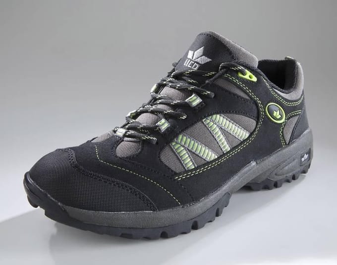 Lico Wandelschoen zwart/grijs/groen maat 43