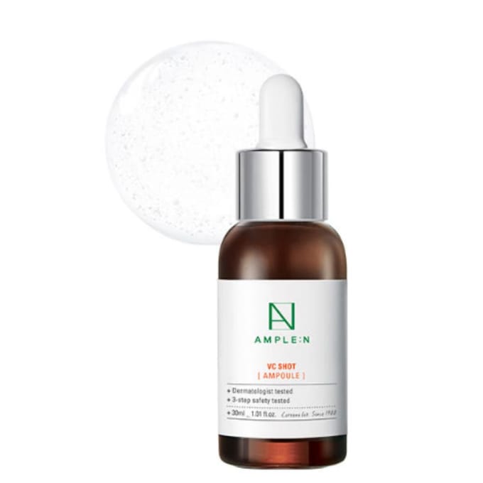 AMPLE:N VC Shot Ampoule Éclaircissante 30ml – Sérum Soin Éclat & Teint white