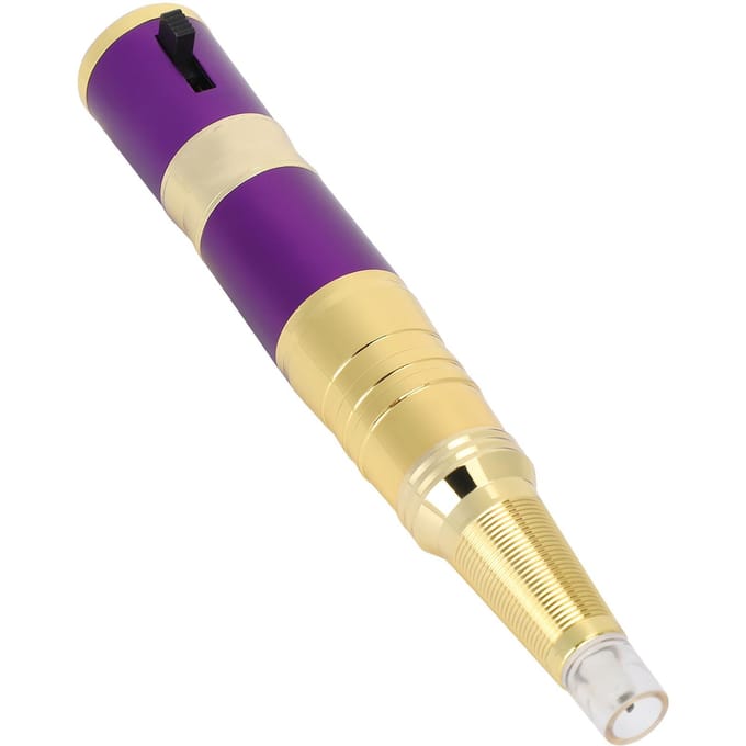 Rotary Tattoo Machine Oplaadbare Wenkbrauw Tattoo Pen Microblading Machine 100‑240V US Stekker US Plug beige