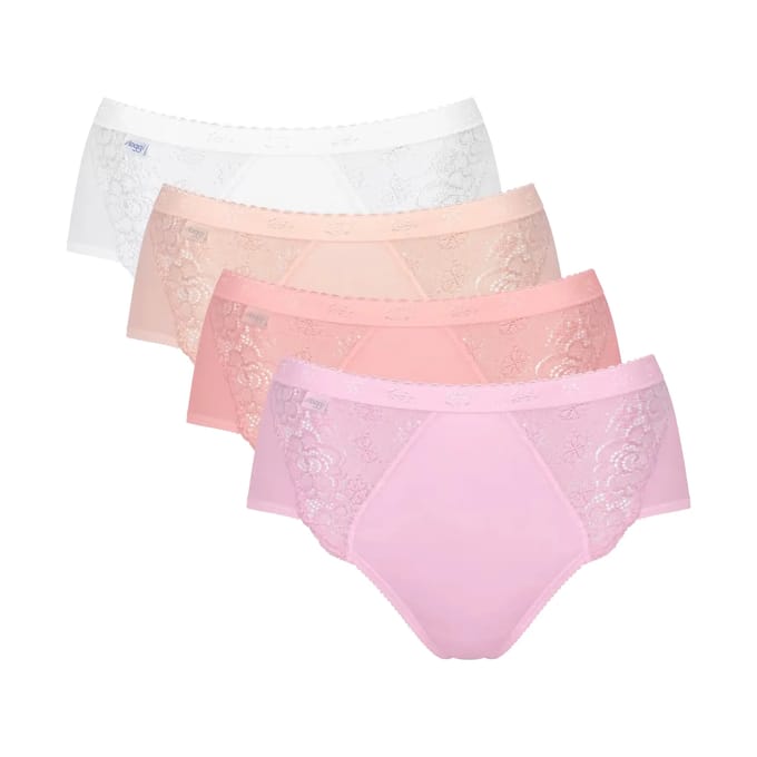 Damesslipjes Sloggi Chic Midi (x4)