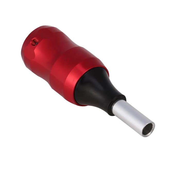 Poignées de Tatouage en Alliage d'Aluminium Machine Cartouche Rond Accessoire Rouge rouge
