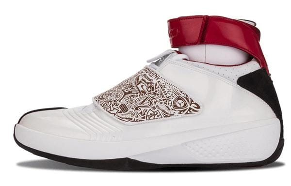 Air Jordan 20 Og 'White Varsity Red' 310455-161 44.5 gray