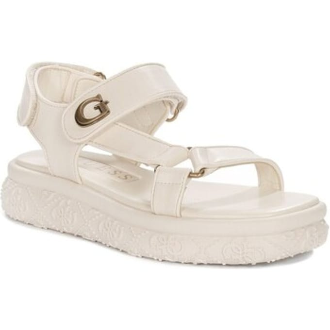 Sandalen met sleehak Guess FLJLANELE03CREAM