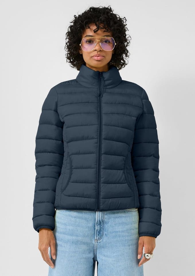 Q/S designed by - Dames jas - Maat L - Vrouwen - MARINE - vulling