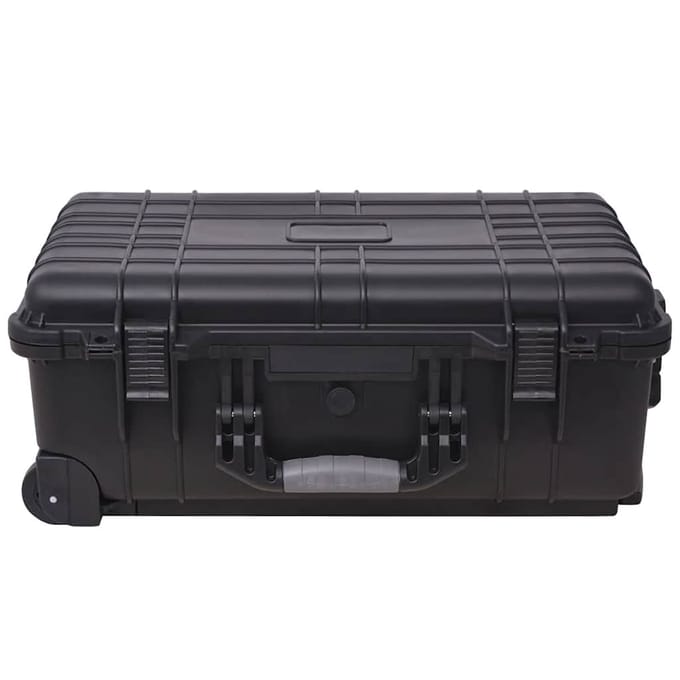 vidaXL - Hardcase - transportkoffer - met - wielen - en - schuimen - binnenkant