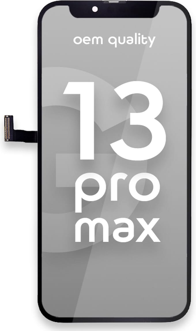 Geschikt Voor Apple iPhone 13 Pro Max Display + Touchscreen - OEM Kwaliteit - Zwart - Vervang Scherm - Scherm - Beelscherm - touchscreen