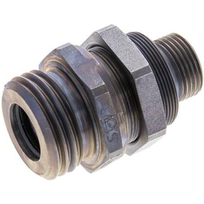 Stalen Hydraulische Koppeling Snelkoppeling 12 mm S Snijring ISO 14540/8434-1 D M32 x 3