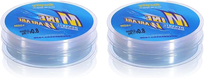 Tear Resistant Vislijn van 100M, Extra Sterke Transparante Nylon Draad voor Effectief Vissen