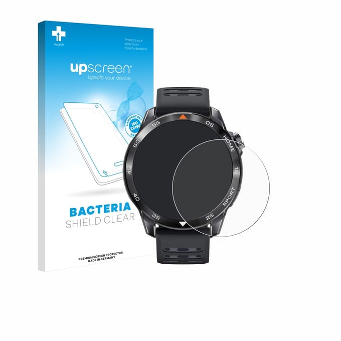 upscreen - Screenprotector voor Xiaomi Mibro GS Pro 2 - Folie Beschermfolie transparant antibacterieel