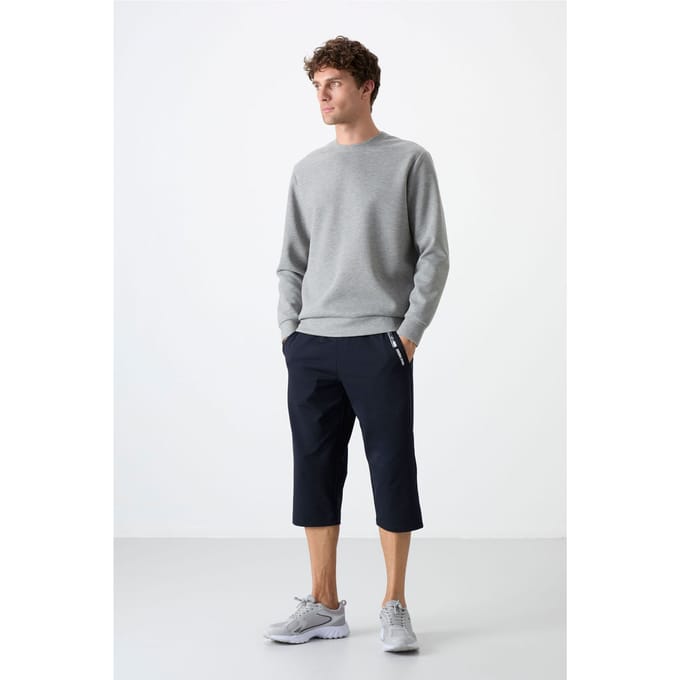 Heren Capri Shorts met Midden Taille