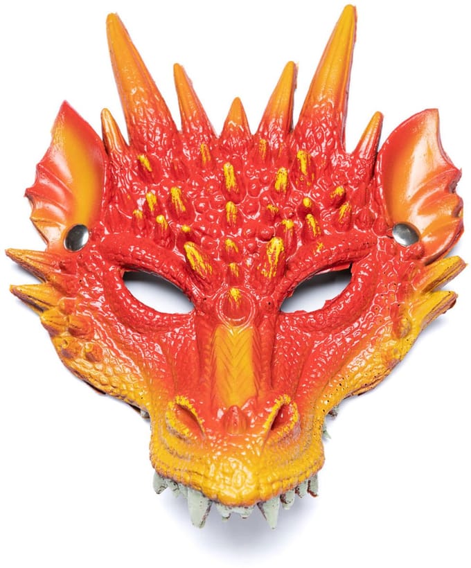Masker Draak Rood