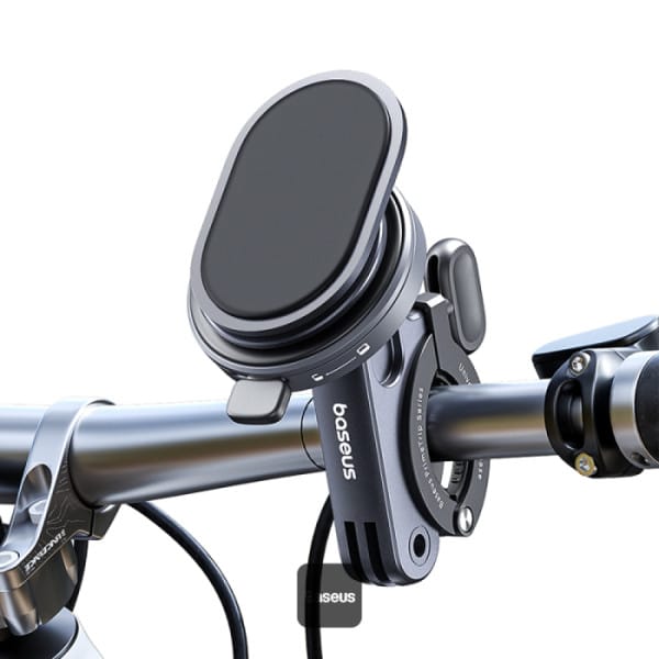 Baseus PrimeTrip Telefoonhouder Fiets Stick-on met Kickstand Ring Type Zwart